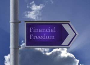 Financial freedom sign